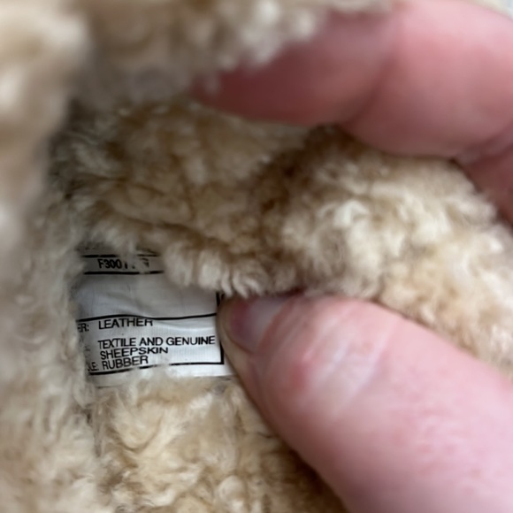 UGG Lynnea Shearling Studded Boots, Charcoal gray suede, wooden heels - Picture 9 of 12